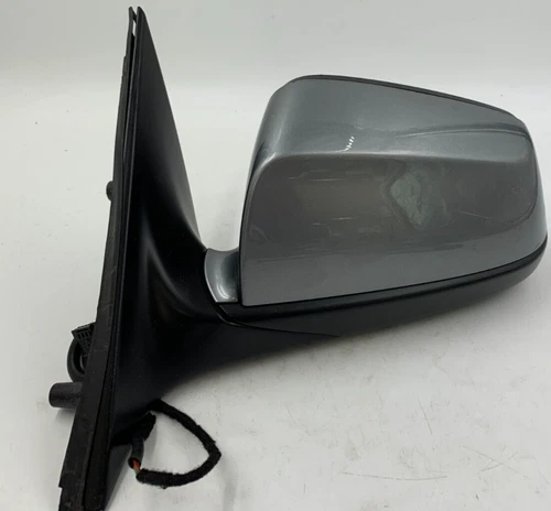 2012-2013 BMW 525i Driver Side View Power Door Mirror Gray OEM A01B35039