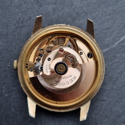 Vintage 9k Record De Luxe Automatik Herrenuhr 9ct - Bild 9 von 9