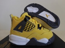 Nike Air Jordan 4 Retro Td Lightning 2021 Tour Yellow Sz 3c BQ7670-700