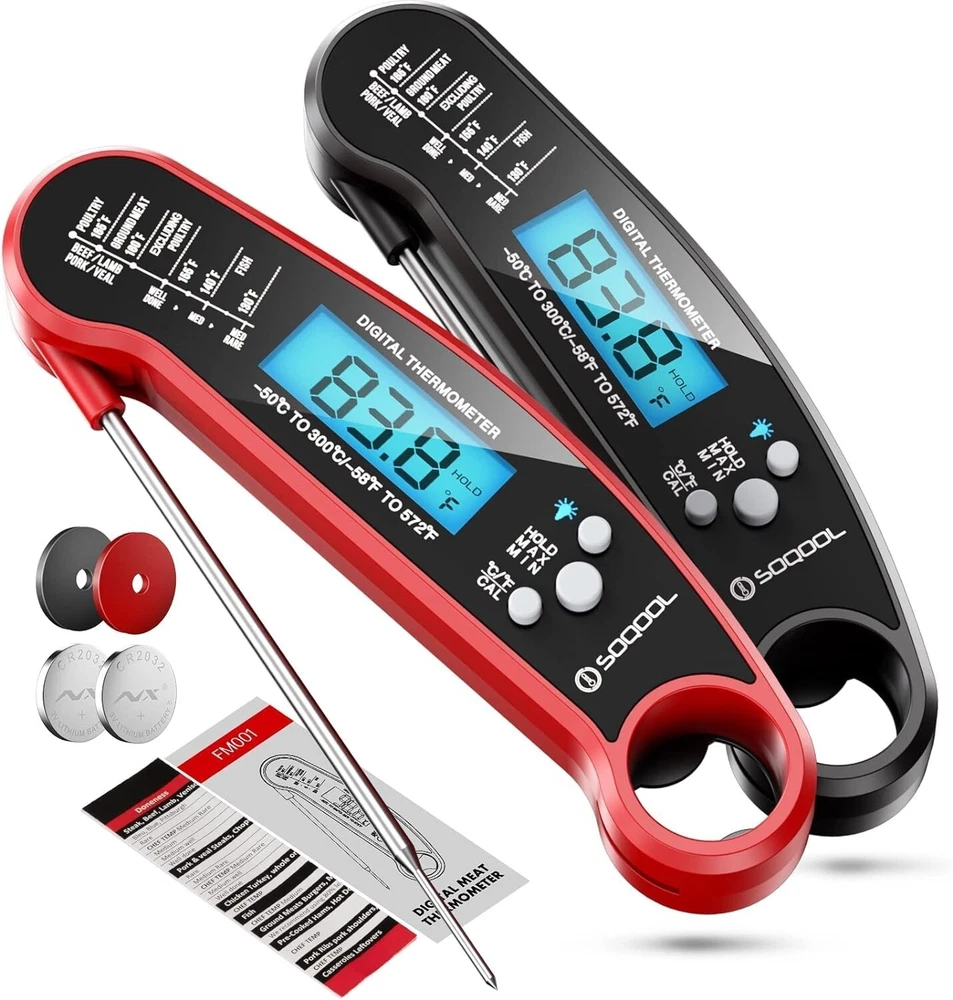 Meat Thermometer Digital, Instant Read Food Thermometers for Kitchen Cooking ... Meat Thermometer Digital, Instant Read Food Thermometers for Kitchen Cooking ...
