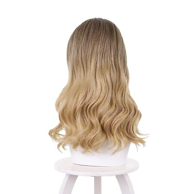 Ash Blond Wig Jane Foster Long Curly Costume Hair Wig Halloween Cosplay Men