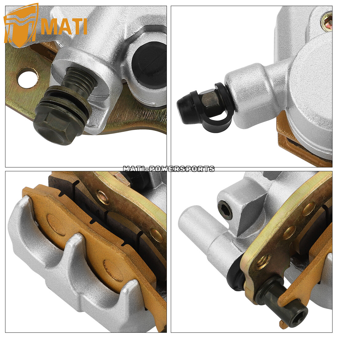 Aazon.co: Factory Spec, Front & Rear Sei-etallic Brake Pads For - Foto 8
