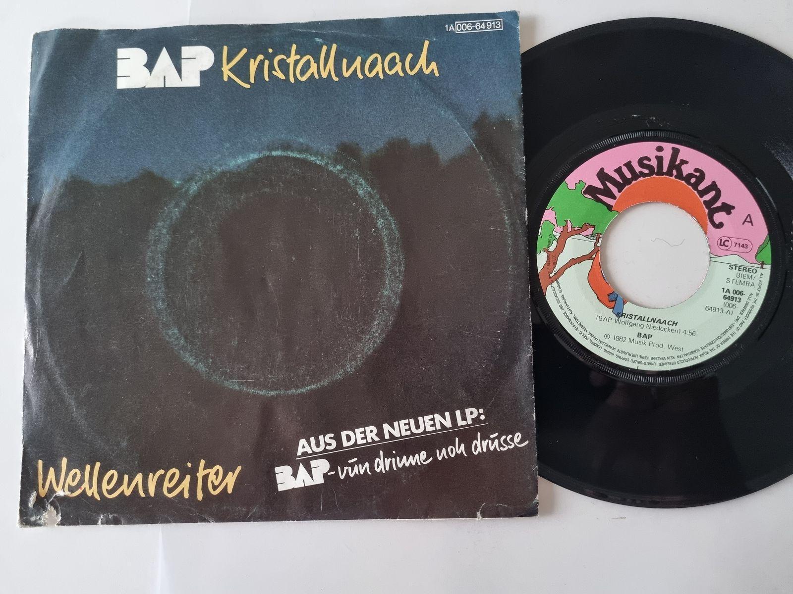 7"" Single Bap - Kristallnaach/ Wellenreiter Vinyl Germany