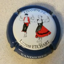 Capsule de Champagne ETCHART Laurent (20. contour bleu foncé)