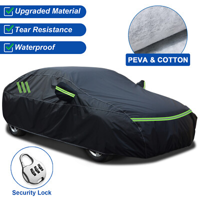 #ad For Honda Accord Waterproof 6 Layer Car Cover W Lock PEVAamp;Liner $37.99