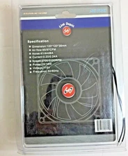 Link Depot Cooling Fan Ball Bearing PC Computer Case Metal 120x120x38mm AC 115V