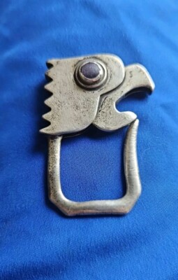 Vintage Sigi Pineda 16.78g STERLING SILVER 925 KEYFOB BOTTLE OPENE