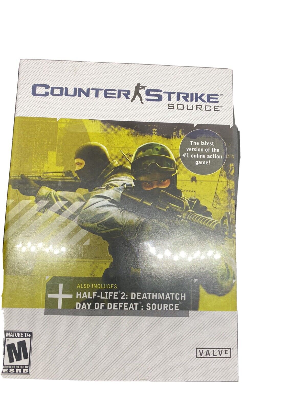 Counter Strike Source PC Game w/ Half Life 2: Deathmatch 4 Discs  14633098396