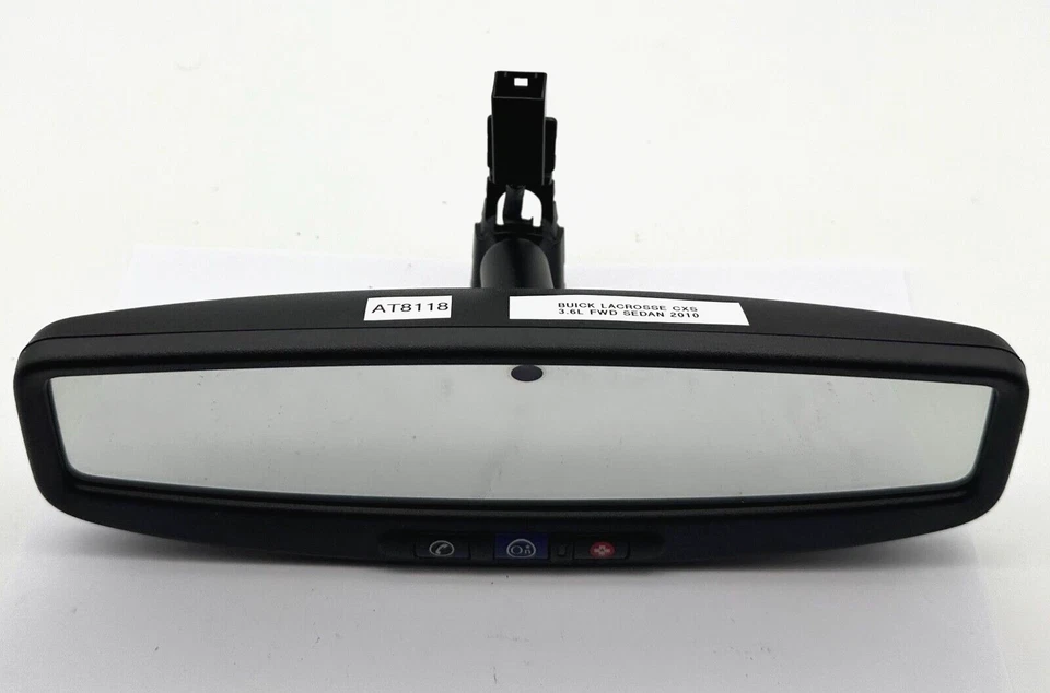 OEM 10-16 Buick LaCrosse CXS Allure OnStar Mirror Auto Dim Interior Rear View - Image 3 of 4