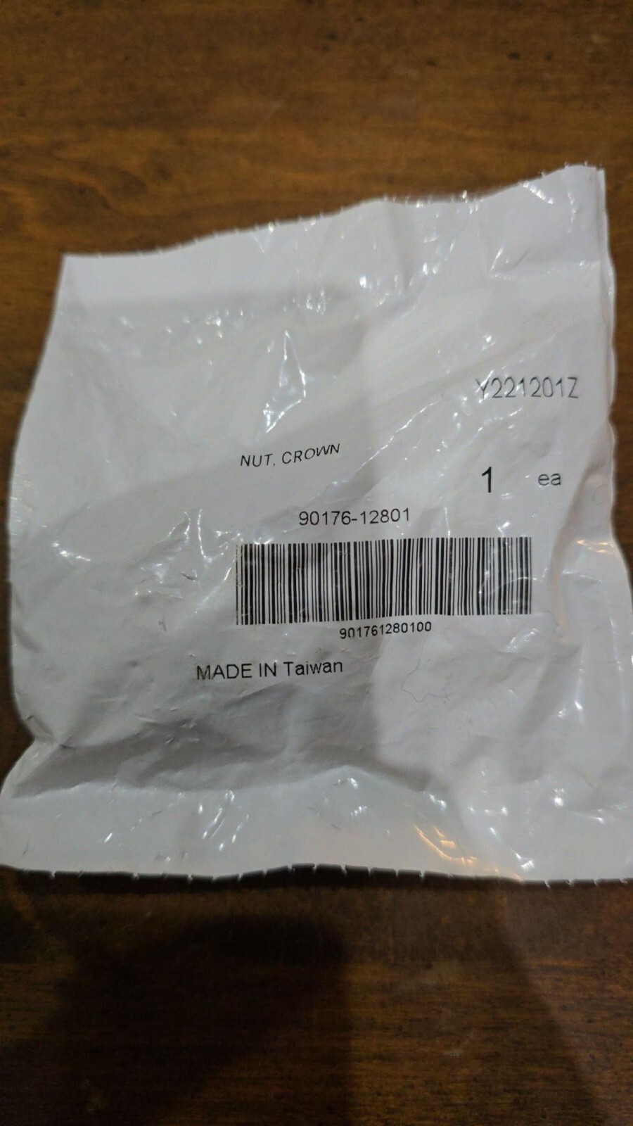 Yamaha 90176-12801 Crown Nut Genuine OEM New | eBay