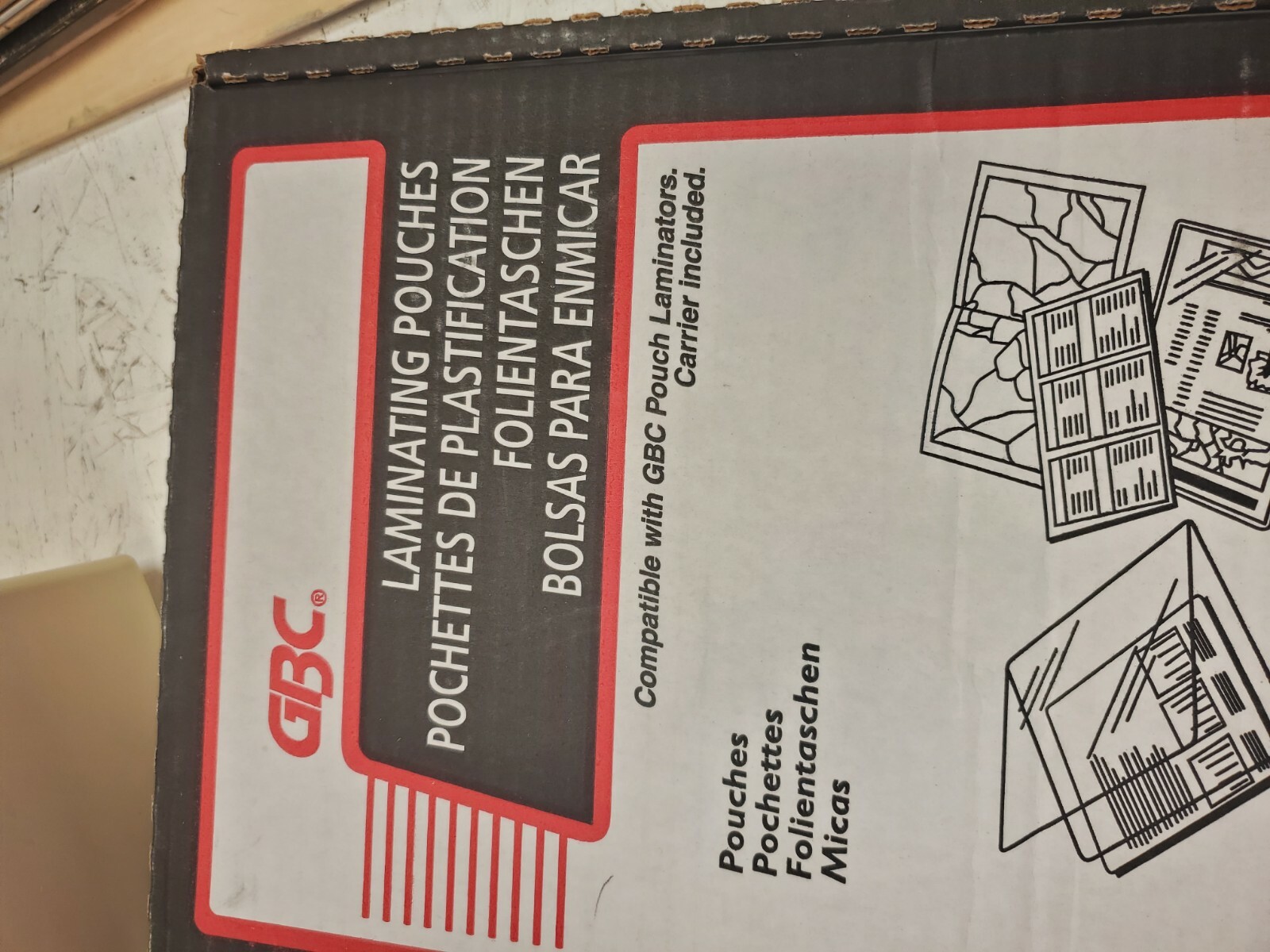 GBC Laminator 1200LM General Binding Corporation w/ Pouches Tested Working (B21)