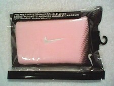 NEW Nike Premier Reversible Wristbands Tennis Federer Nadal Tennis Pink / White