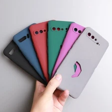 Glossy Rugged Skin Case + Tempered Glass For ASUS Rog Phone 2 Strix Rog 5 6