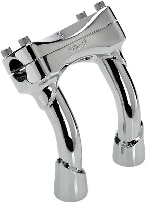 BILTWELL 6'' Murdock Riser Kits Chrome 6404-105-06