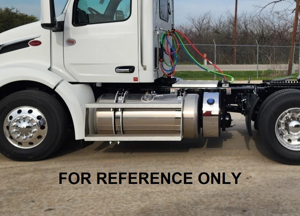 Peterbilt 567 579 Tank Step Side Support Bracket - 26"