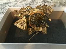 Brass French Horn Christmas Ornament