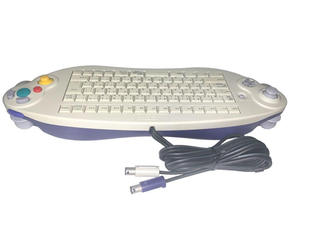 Nintendo GameCube Ascii Keyboard Controller White ASC-1901PO Nintendo GameCube Ascii Keyboard Controller White ASC-1901PO