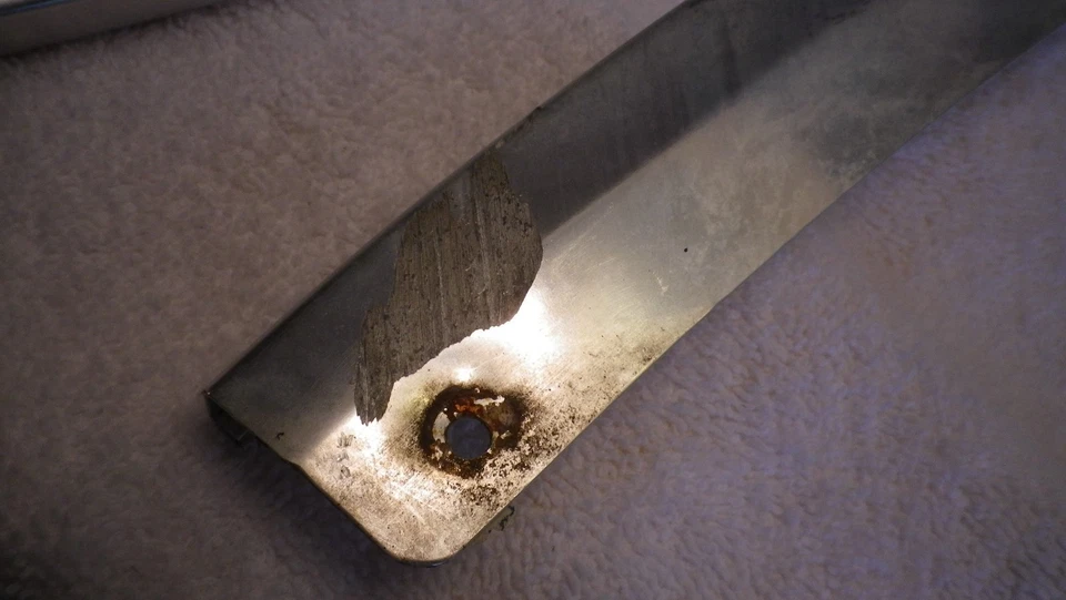 1975 Chevrolet Monza Town Coupe B Post Virtical Door Opening Trim - Image 2 of 4