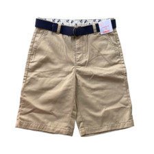 New Gymboree Boys' Classic Fit Play Proof With Nanotex Khaki Shorts Size 10