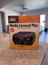 New Zio Tek Media Carousel Plus USB Disk Store Manage 150 CD DVD Storage DC-300