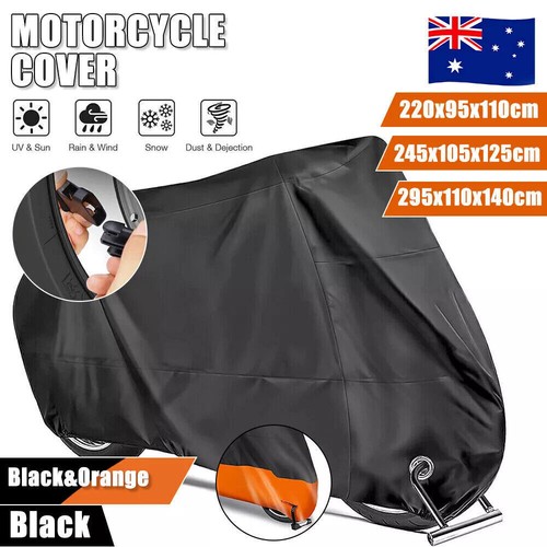 L-XXXL Heavy Duty Motorcycle Moped Bike Cover Waterproof Outdoor Rain Protector - Picture 4 of 16