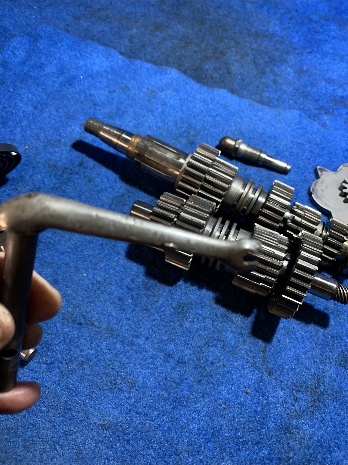 Triumph Pre Unit 1959 Gearbox Set Mainshaft Layshaft Cam Plate