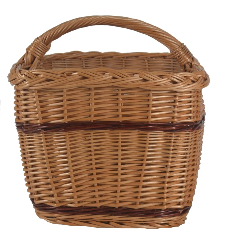 Einkaufskorb #STARK&GROß# Weidenkorb WIKLER Autokorb Weide Stoff Einlage Korb  - Bild 4 von 4