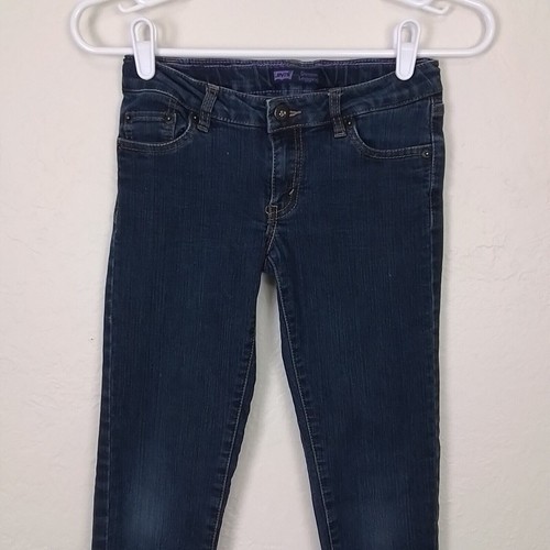 Levis Girls Blue Jeans Size 12 Denim Legging Slim Fit Adjustable Waist 5-Pocket - Picture 2 of 11
