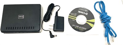 D-Link 5 Port 10/100 Desktop Ethernet Network Switch CD DES-1105