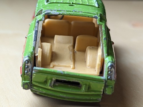 VINTAGE DIECAST DINKY TOYS CITROEN BREAK ID 19- GRUEN -ROT-RESTAURATION O. TEILE - Imagen 5 de 8