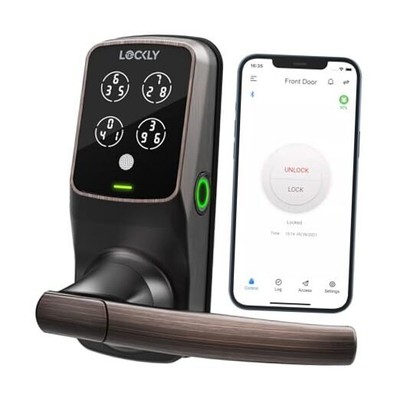  Secure Plus Bluetooth Smart Door Lock, Keyless Entry Latch Venetian Bronze