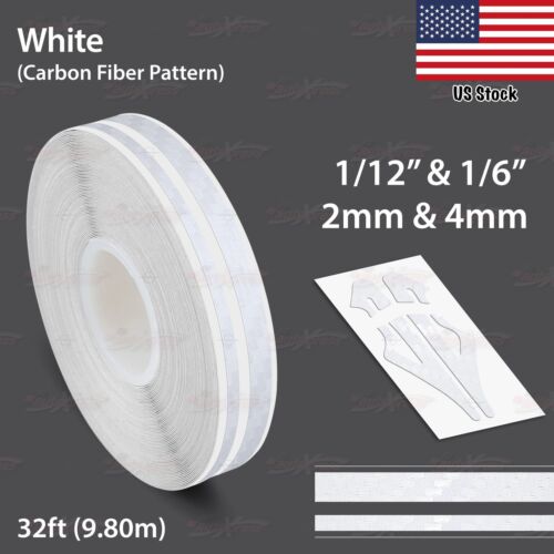 1/12" & 1/6" PIN STRIPES Car Motorcycle Truck Twin Lines TAPE Vinyl Stickers - Bild 31 von 51