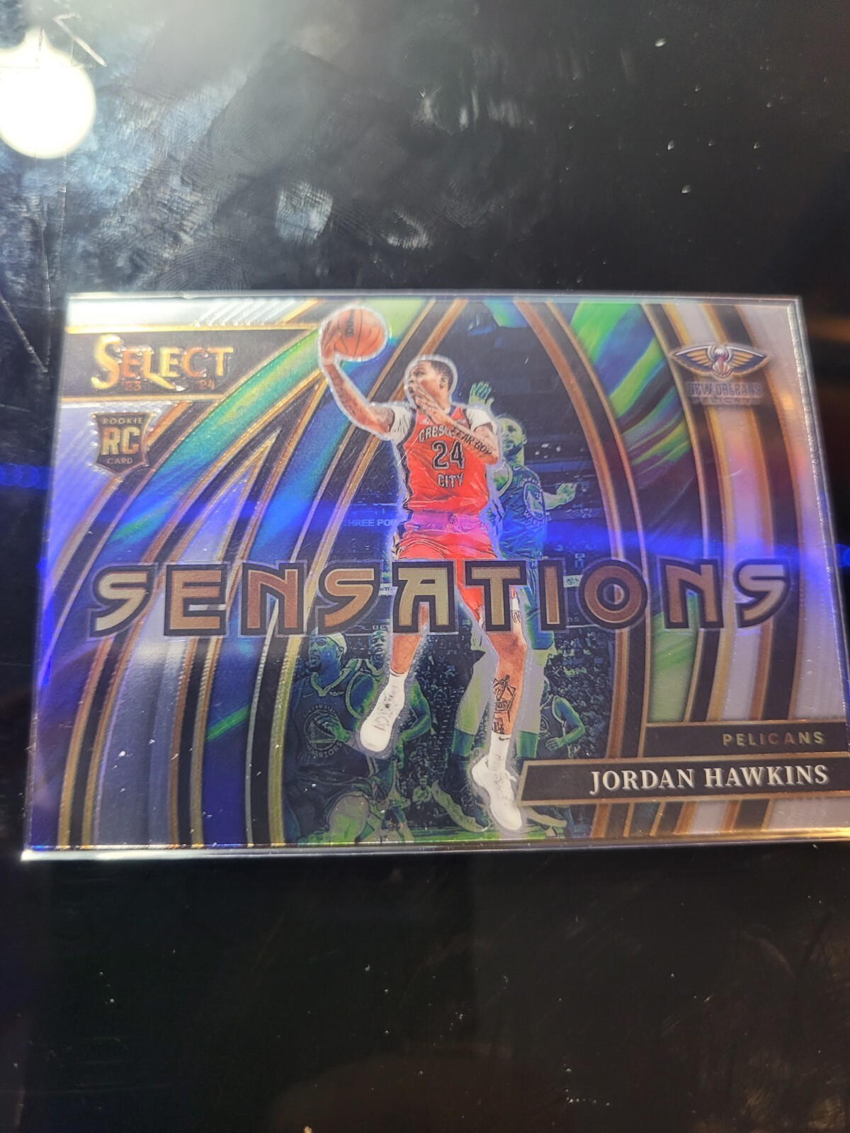 2023-24 Panini Select - Sensations #24 Jordan Hawkins (RC)