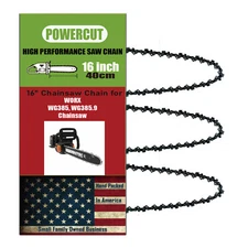 3PCS 16" chainsaw chain FOR WORX WG385,WG385.9 German steel
