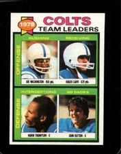 1979 TOPPS #376 JOE WASHINGTON/ROGER CARR/NORM THOMPSON/JOHN DUTTON NMMT *X40019