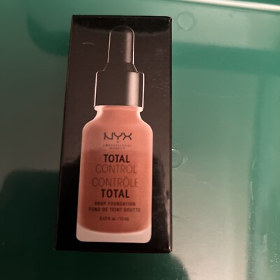 NEW NYX Total Control Drop Foundation 0.43 Fl Oz TCDF17 Cappuccino