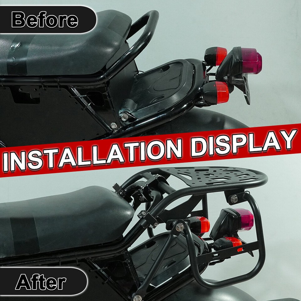 Rear Luggage Rack Side Pannier Rack Fit For Honda Ruckus 50 (Zoomer ...