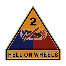 2nd Armored Division Bumper Sticker Military Vinyl Soldier Decal 5"