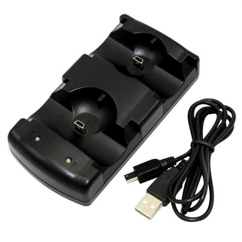 2 In 1 Dual Charging Station Charger Dock For PS3 Move/PS 3 Controller Part
