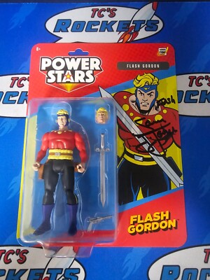 Power Stars Wave 1 Flash Gordon 5'' Action Figure Signed by Sam J. Jones