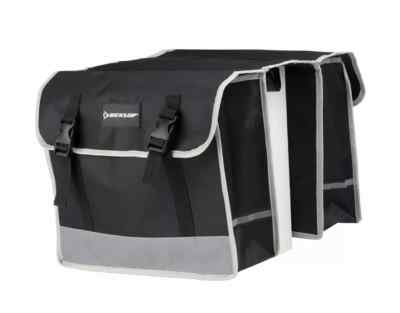 Dunlop wasserdichte Doppelgepäckträgertasche Fahrrad MTB Rücksitz Kofferraum Gepäckträger Pack