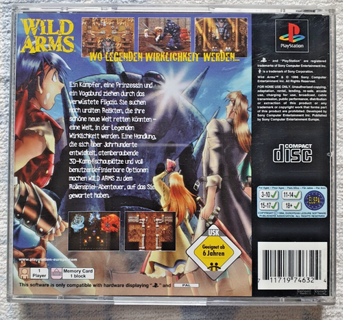 Wild Arms PlayStation 1 + 2 komplett mit Anleitung - Bild 2 von 3