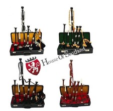 Professional Bagpipes with Silver Mounts, Free Tutor Book, Drones/Reeds Scottish