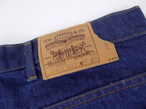 Vintage Levi's 20517-0217 Herren 391/2 x 341/4 (wie gemessen) Orange-Tab Jeans Hergestellt in den USA - Bild 3 von 11