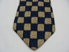 GAP - CHECK PATTERNED - VINTAGE - MADE IN USA - 100% SILK NECK TIE!