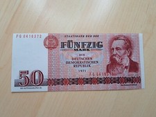 DDR 50 Mark Banknote Geldschein Ostmark East Germany KOPIE COPY NACHDRUCK REPLIK
