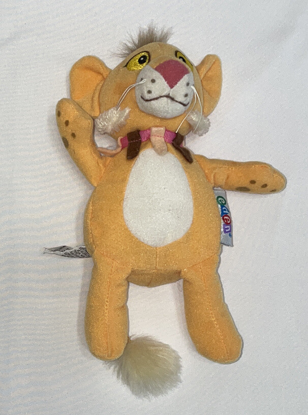 Between The Lions Cleo Plush 8” EUC PBS Eden Vtg eBay