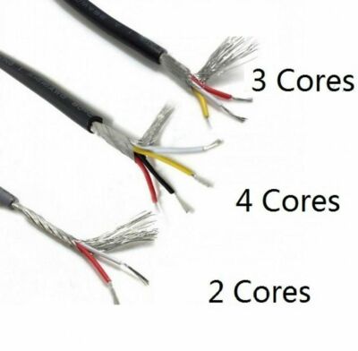 UL 2547 2/3/4 Core Copper Wire Shielded Audio Headphone Signal Cable 300V RoHS