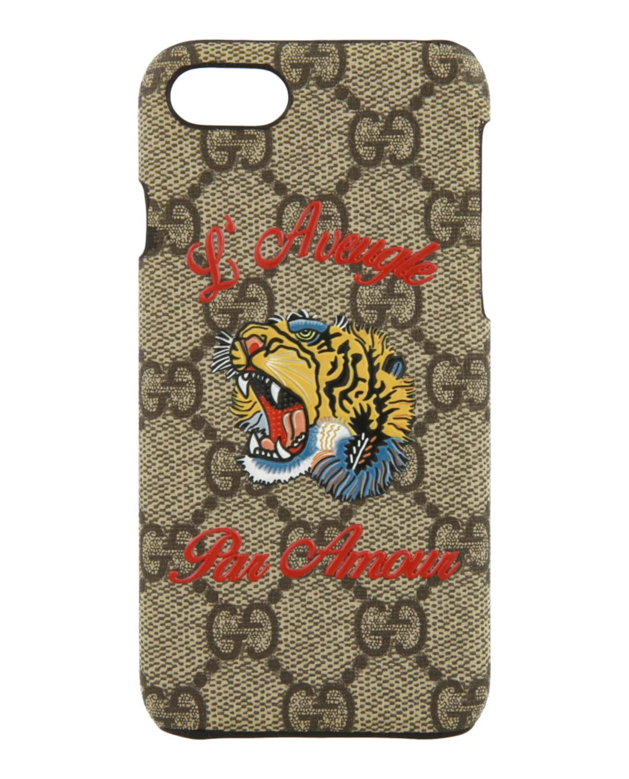 Coque Gucci unisexe adulte GG Supreme Tiger Patch iPhone 7