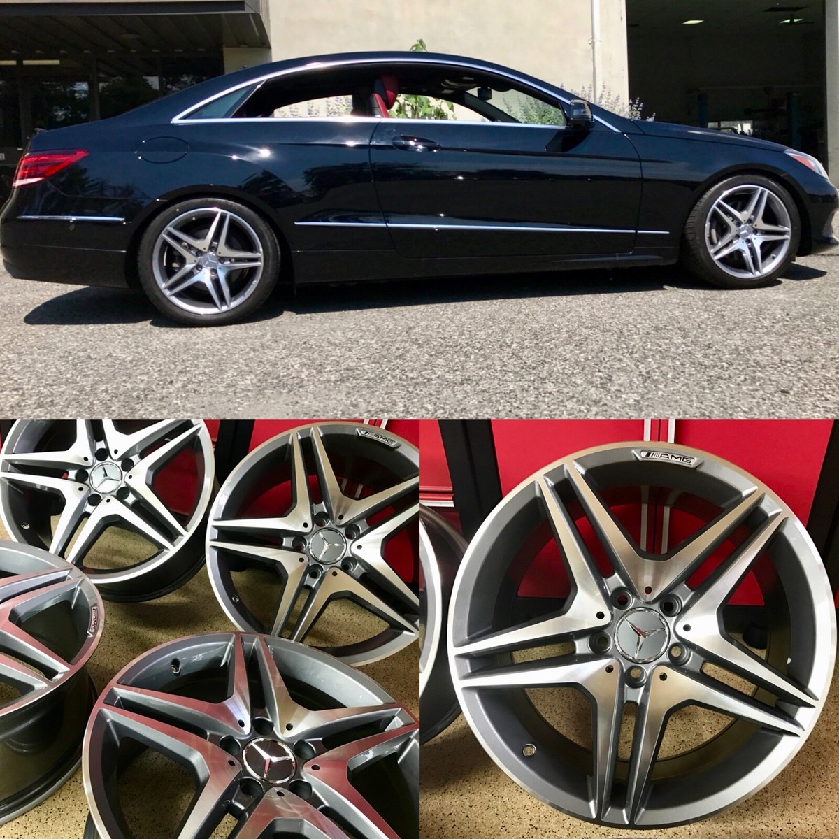MERCEDES BENZ 18 INCH S63 NEW RIMS WHEELS SET4 FITS 2007 - 2012